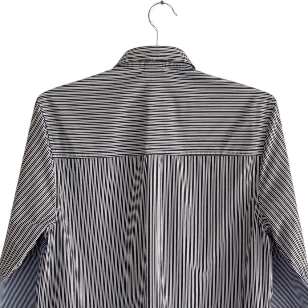 ASOS Blue Ticking Stripe Boyfriend Shirt Dress - Picture 6 of 9
